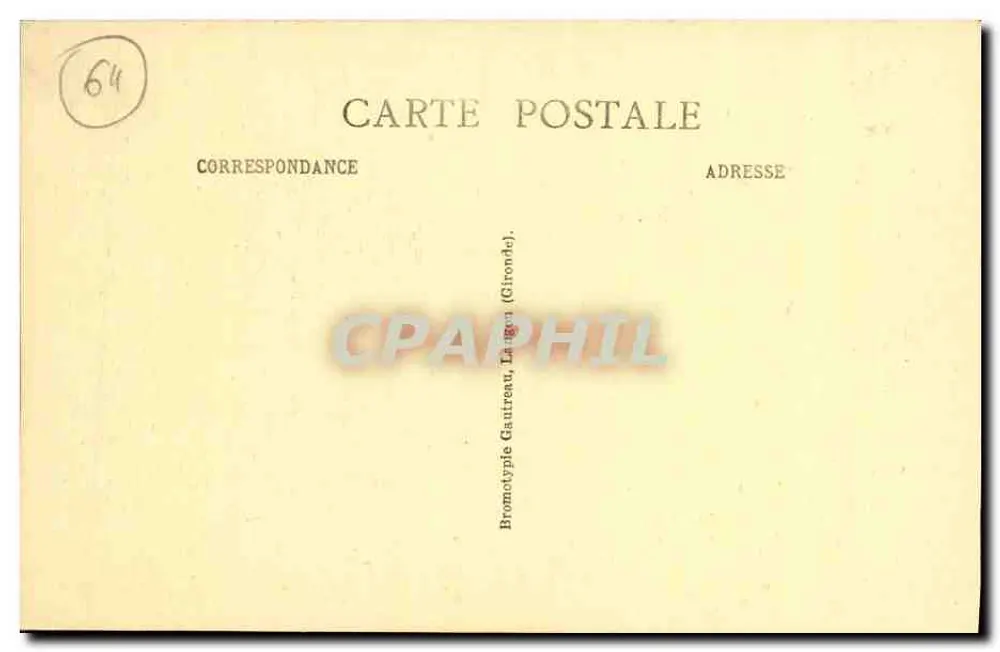 A Costa Basca - SAINT-JEAN-DE-LUZ — A Ponta Sainte-Barbe - Verso