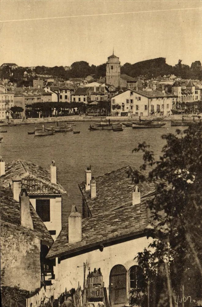 St-Jean-de-Luz — Der Hafen aus Sicht von Cboure — Les Éditions d'Art Yvon, Paris - Vorderseite