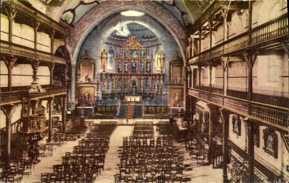 St-Jean-de-Luz — Die Pfarrkirche — Verlag: Cie des Arts Photomécaniques, Paris - Vorderseite