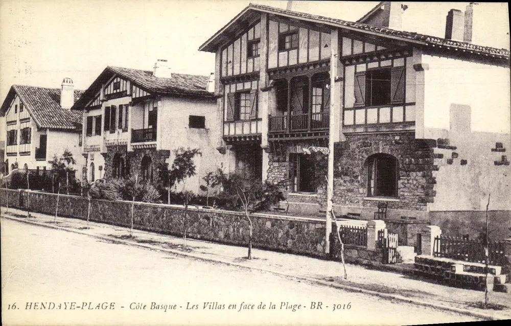 Hendaye-Plage - Basque-Küste - Die Villen vor der Küste - BR - 3016 - Vorderseite