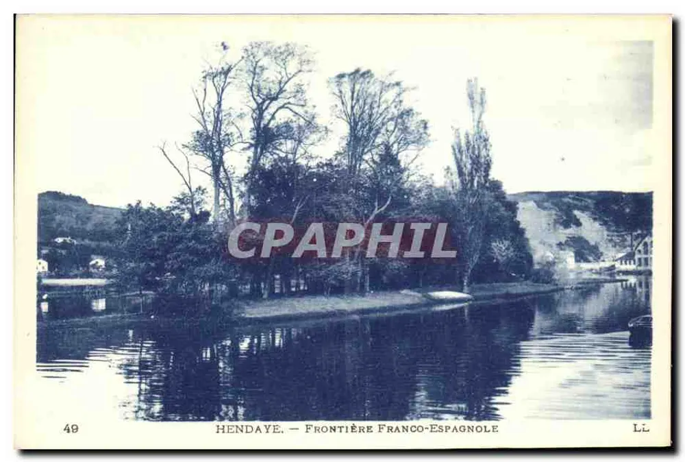 Hendaye — Fronteira Franco-Espanhola — LL, n°49 - Frente