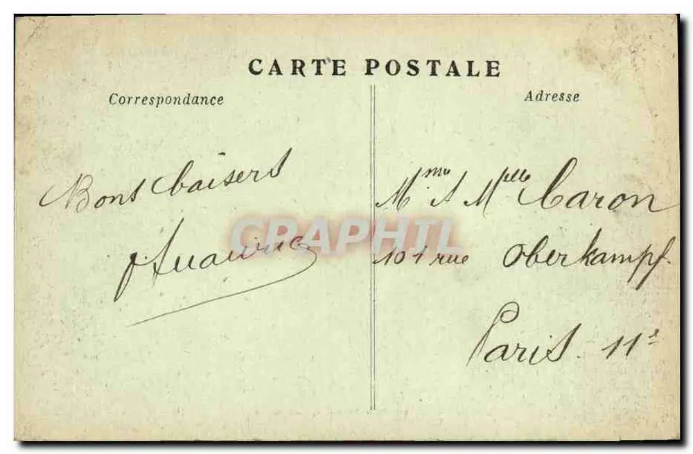 Hendaye-Plage (B.P.) — Mendi Azpia und Sasconia-Hügel — Verlag: Huelo, Hendaye - Rückseite
