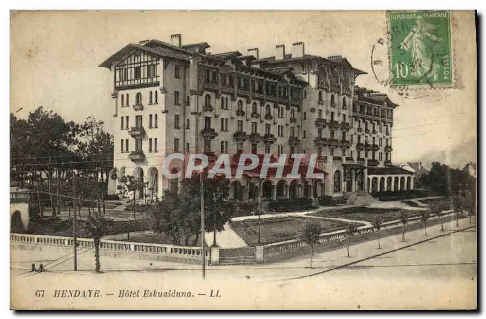 Hendaye — Hotel Eskualduna — LL - Awers