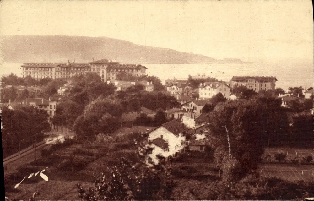 Hendaye (B.P.) — Blick auf Hendaye-Plage und das Hotel Eskualduna — Éditions Jové, Pau (B.P.) - Vorderseite