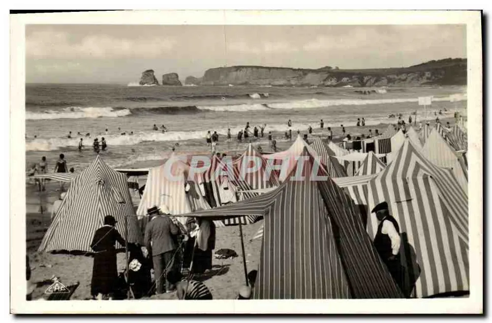 Hendaye - Die Strände und die beiden Zwillinge — G. P. Strasbourg - Vorderseite
