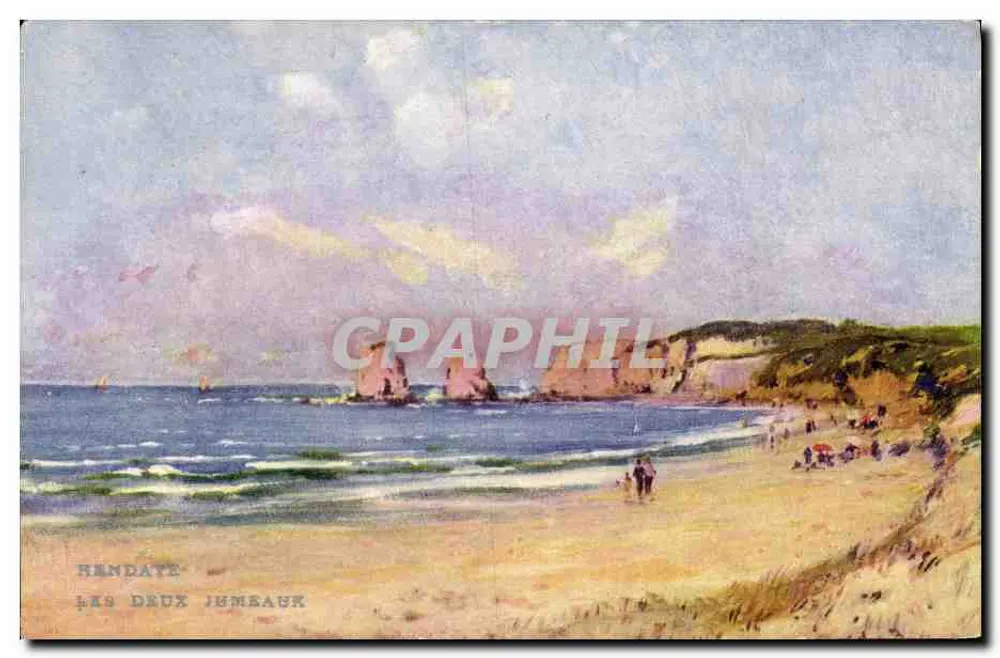 Les Deux Jumeaux — vista da praia — editor I&M, série N°5 - Frente
