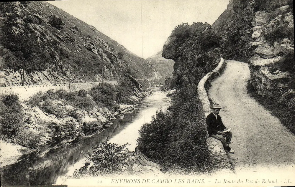 Umgebung von Cambo-les-Bains — Die Straße des Pas de Roland — J.L. - Vorderseite