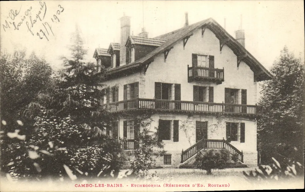 Cambo-les-Bains - Etchegorria (Residência de Ed. Rostand) - Frente