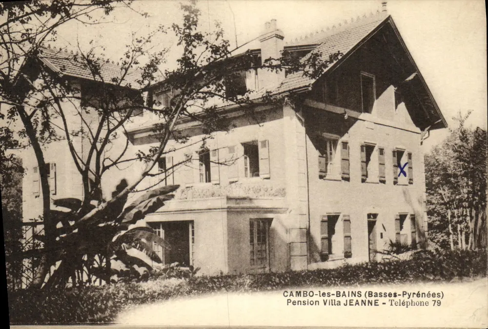 CAMBO-les-BAINS (Basses-Pyrénées) — Pension Villa JEANNE — Telefon 79 - Vorderseite