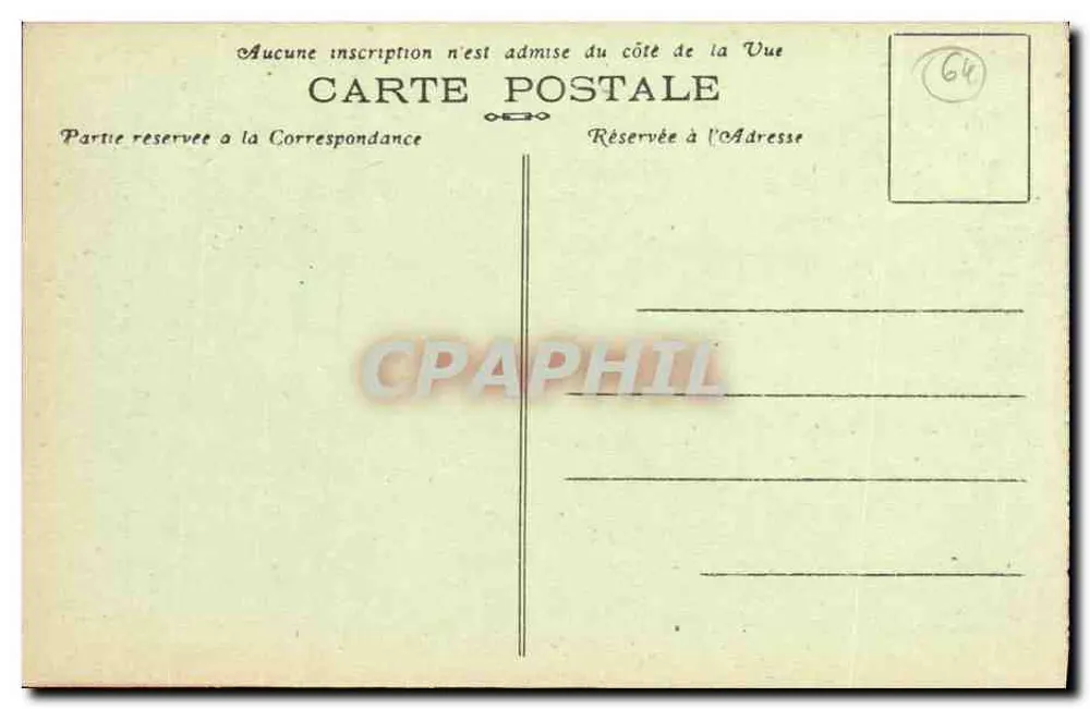 CAMBO (B.-P.) — Haus Rostand in Arnaga — Die Gärten — Phototypie Marcel Dolboy, Bordeaux - Rückseite