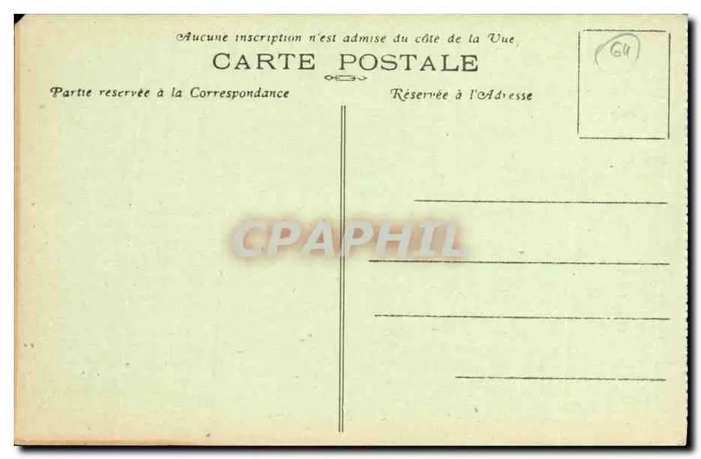 Der runde Tisch am Pavillon — Arnaga — Phototype Marcel Delboy, Bordeaux, n°221 - Rückseite