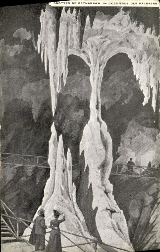 Grutas de Betharram — Colunas dos Palmeiros - Frente