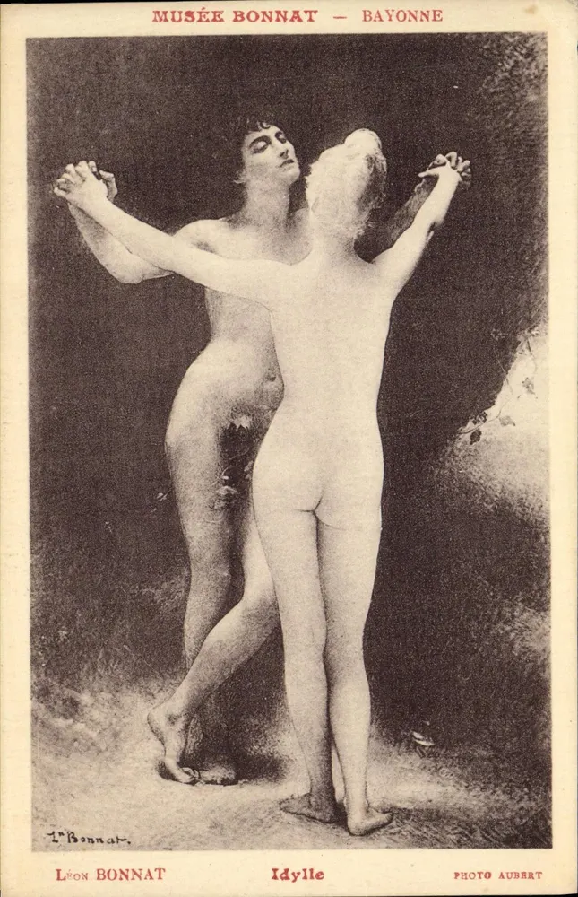 Idílio — obra de Léon Bonnat — Museu Bonnat, Bayonne - Frente
