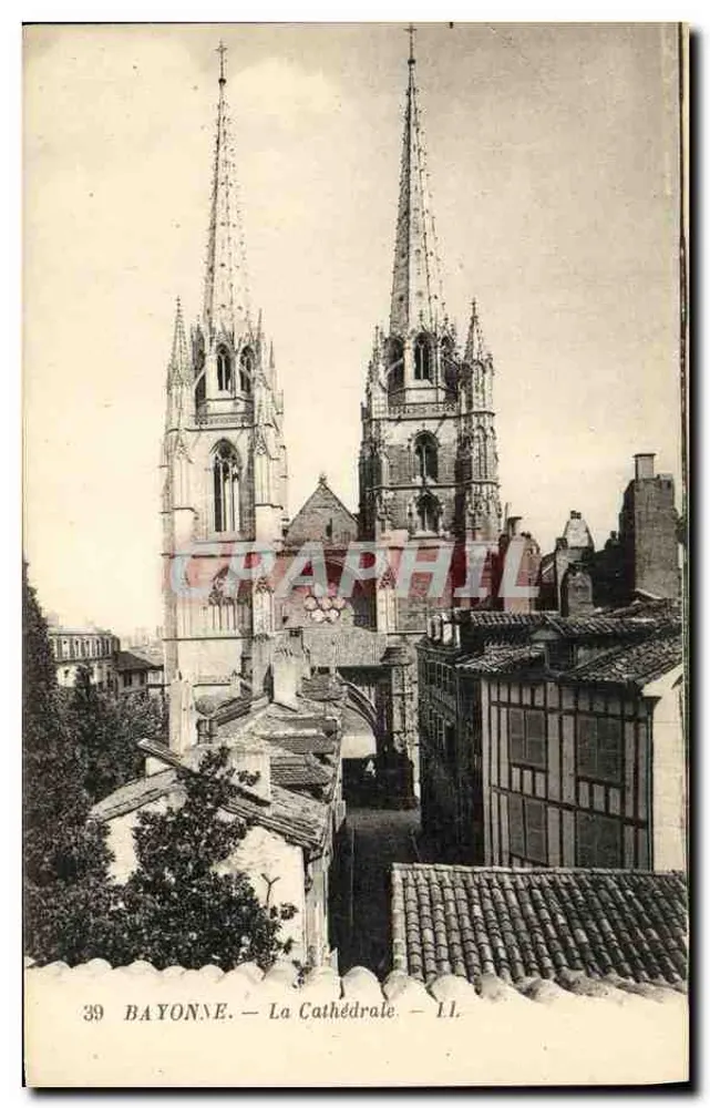 Bayonne — A Catedral — editor Lévy Frères, n° 39 - Frente