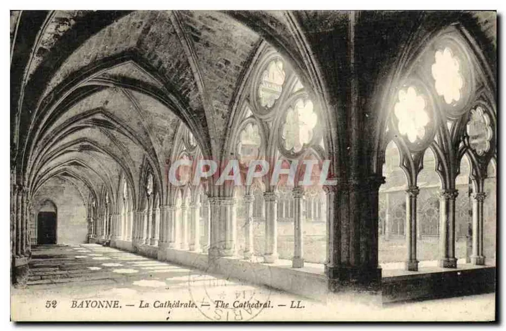 Bayonne — A Catedral — LL. — Editor LL, n° 52 - Frente