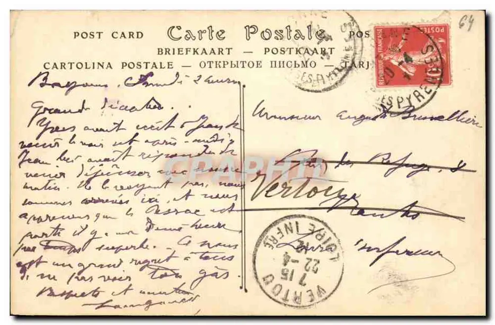 Bayonne — Os Jardins — ND Fot. - Verso