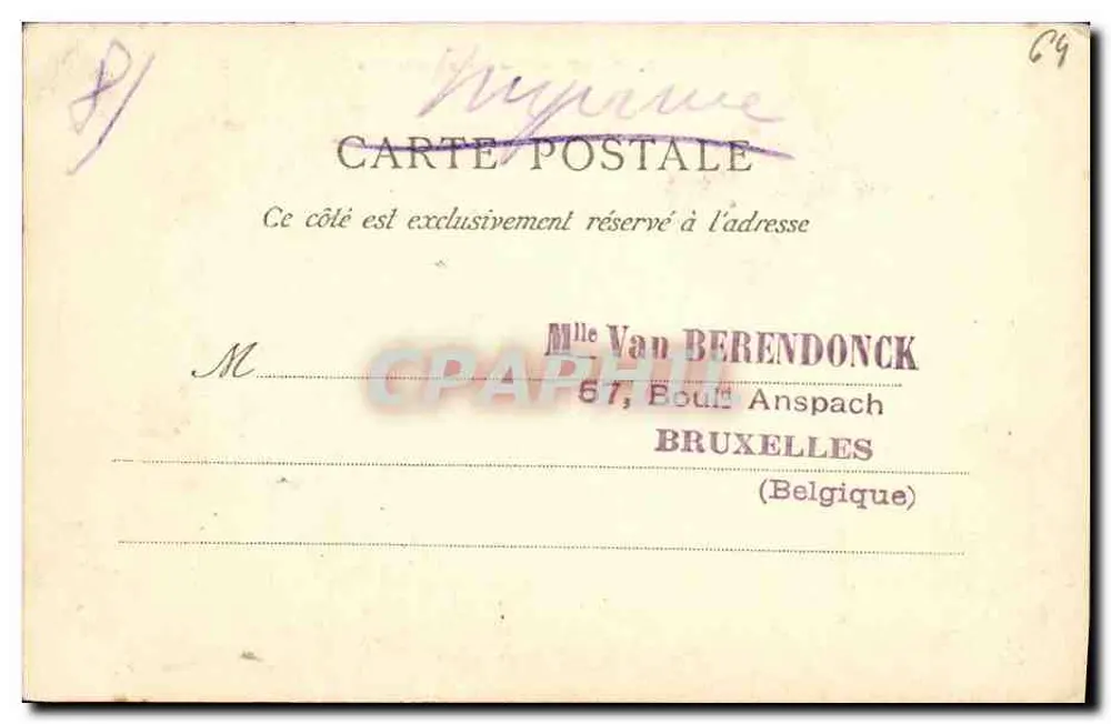 Bayonne — A ponte — Marcel Deliboy, Borteaux - Verso