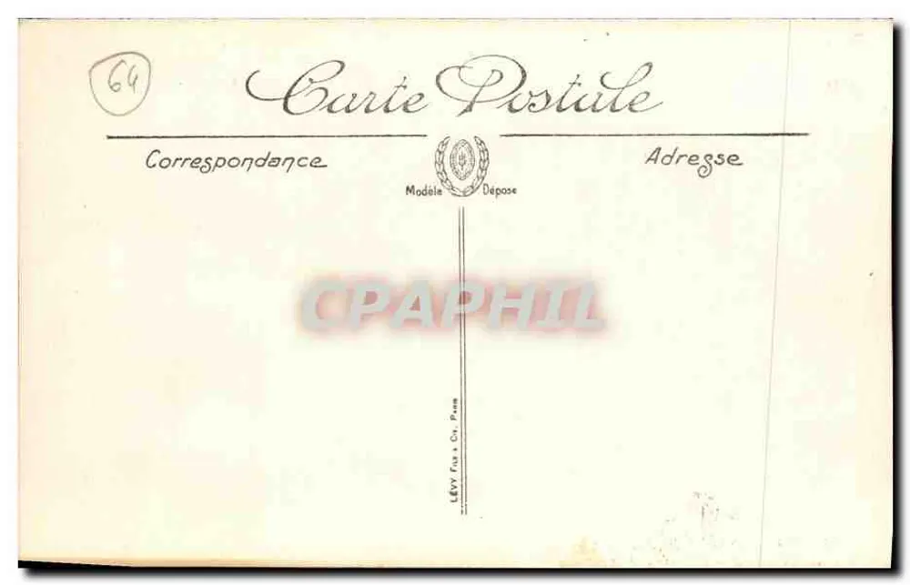 Bayonne — A Porta da Espanha — LL. — SULBOTA - Verso