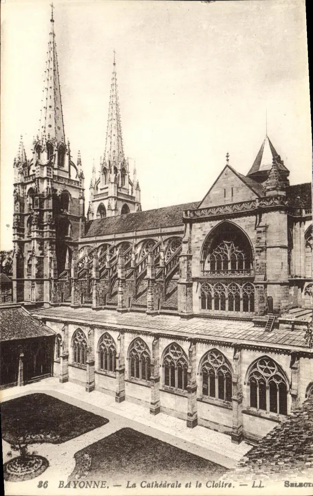 Bayonne — A Catedral e o Claustro — LL Selecta - Frente