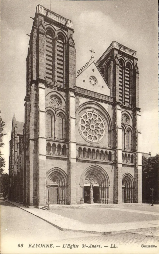 Bayonne — A Igreja de São André — Selecta - Frente