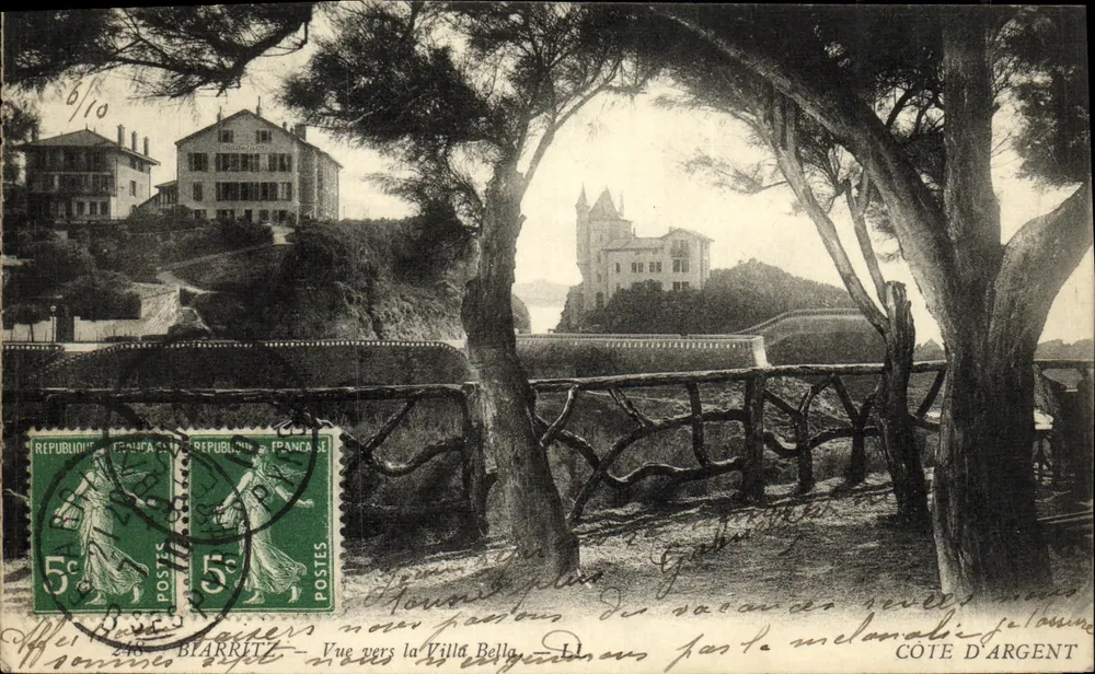Vista para a Villa Bella — Biarritz — Costa de Argent - Frente