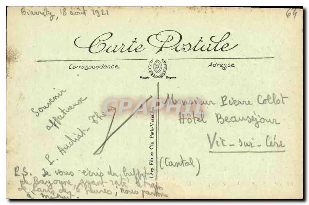 Biarritz — Visão geral — LL - Verso