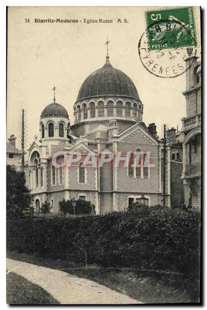 Biarritz-Moderne - Igreja Russa R.S. - Frente
