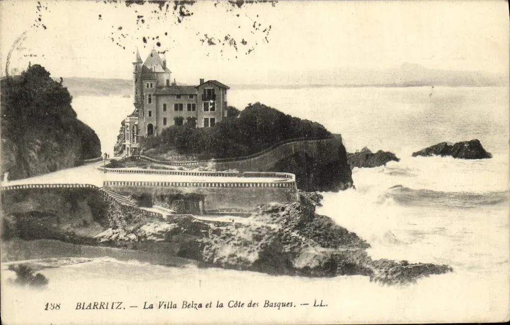 Blarritz — Villa Belza und die Basque-Küste — LL. — Nr. 138 - Vorderseite