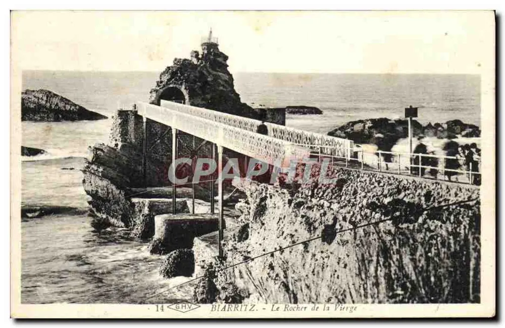 Biarritz - O Rocher da Virgem — Edição GHV, n°14 - Frente