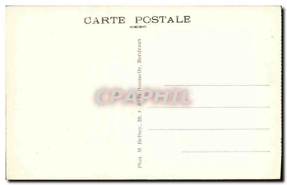 Biarritz (B.-P.) — Rocher de la Vierge — M. D. - Verso