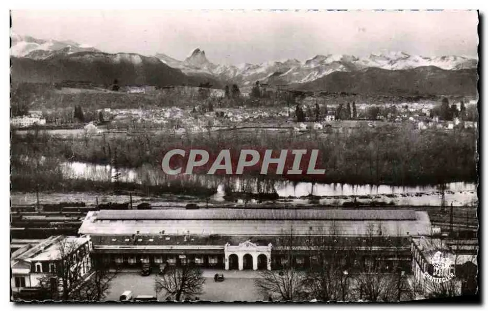 A Estação, o Gave, as Pirineus — Pau — Editor Chuntocler - Frente