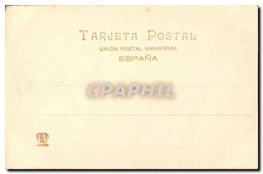 Jesús en las bodas de Caná — reproducción del cuadro de Veronèse — editor Hauser y Menet, Madrid, 1878 - Reverso