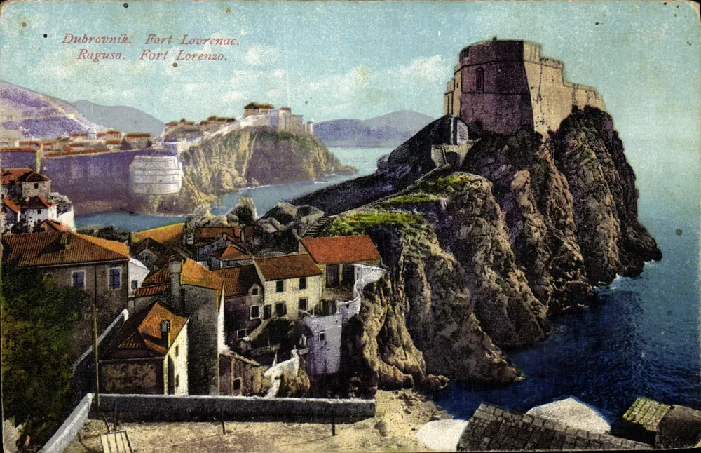 Dubrovnik — Festung Lorenz — Panoramablick — Purger & Co, München - Vorderseite