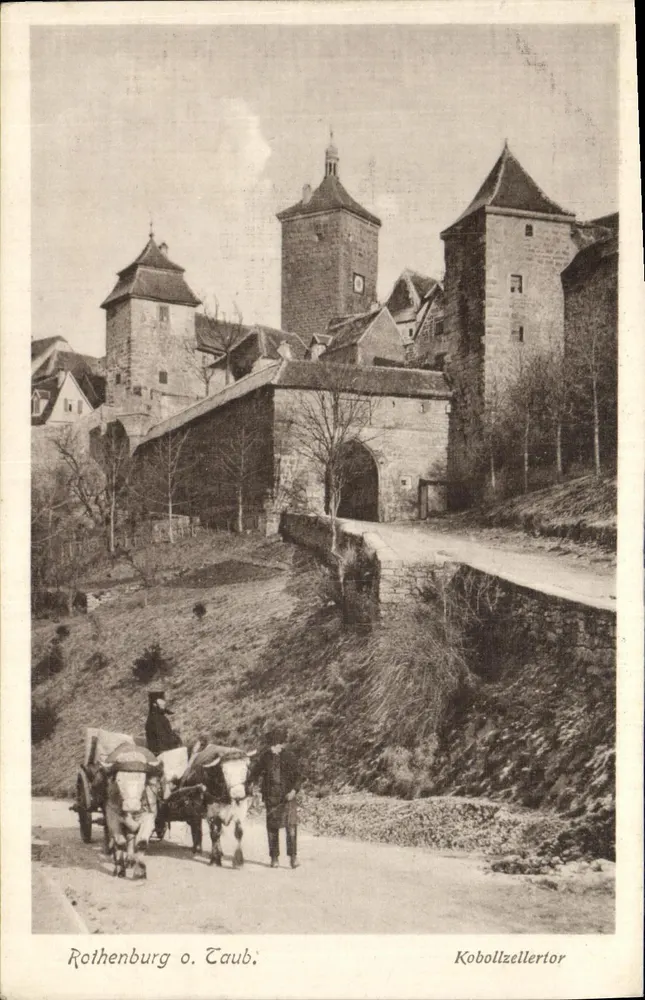 Rothenburg o. Taub. — Kobollzelltortor — Verlag u. Aufnahme Ernste Neudörfer - Vorderseite