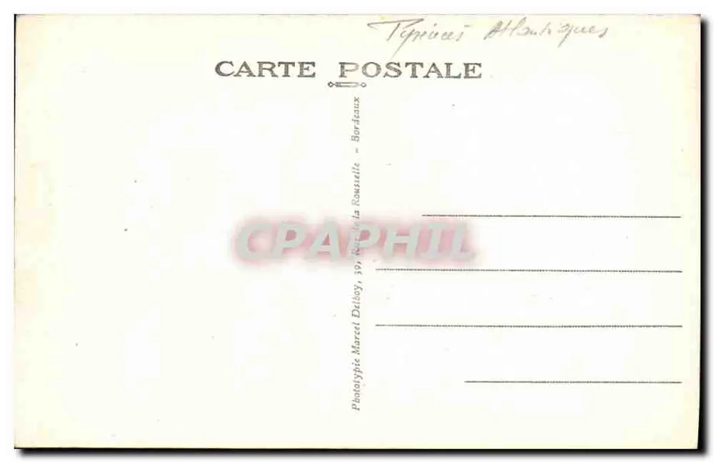 Biarritz (B.P.) - Côte des Basques und "Hélianthe" auf dem Kliff - M. D. - Rückseite