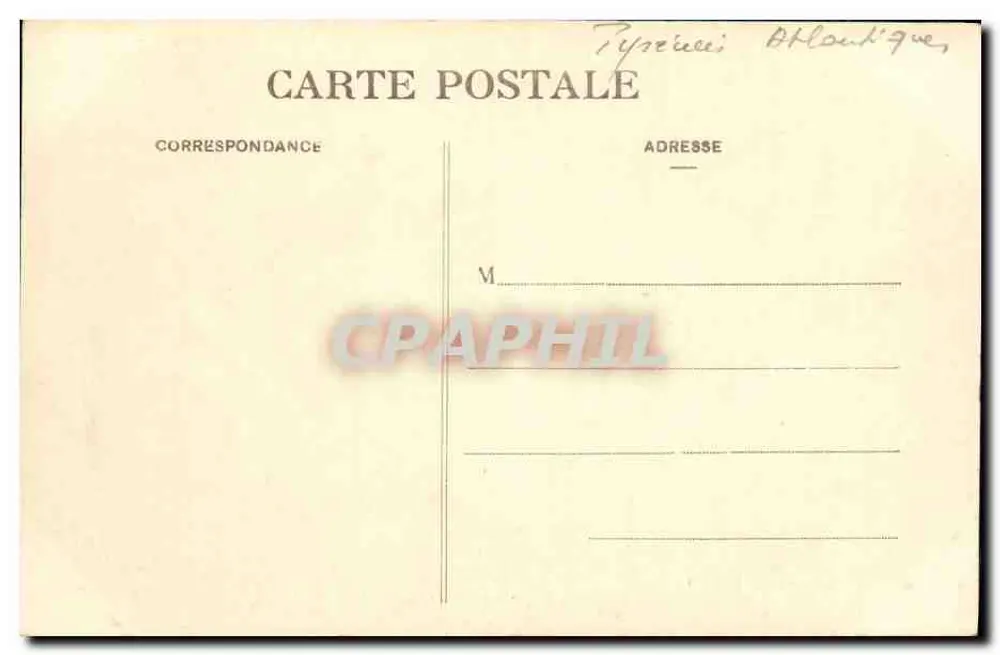 Biarritz - O Farol e sua Rocha — Marcel Delboy, fototipia, Bordeaux, n°31 - Verso