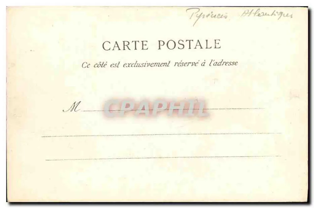 Biarritz — Fischereihafen. Einlass der Fischboote — M. D. Edit. - Rückseite