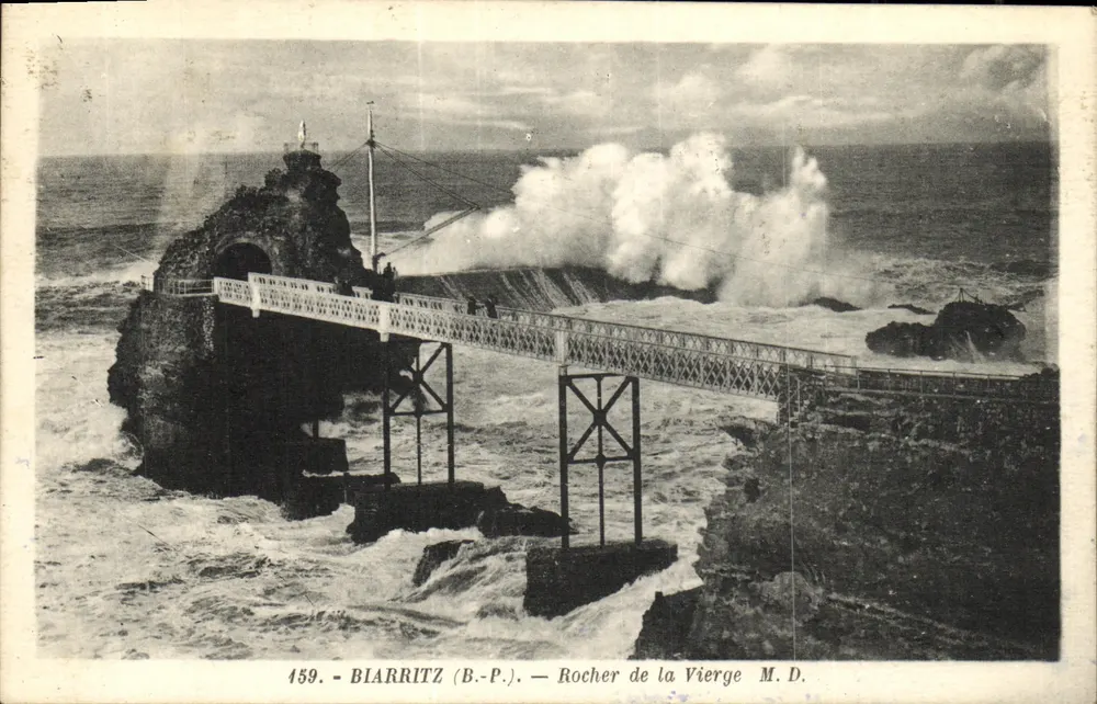 Biarritz (B.-P.) — Rocher de la Vierge — M.D. — n° 459 - Frente