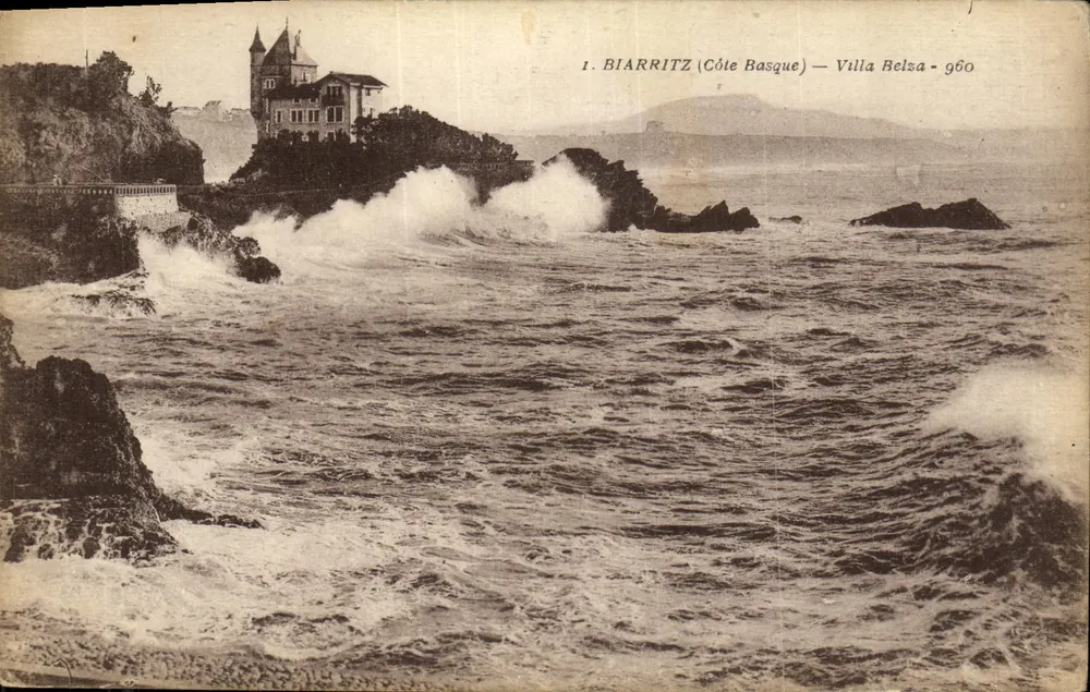 Biarritz (Côte Basque) — Villa Belza — editor Kloos Frères, Bordeaux, n° 960 - Frente