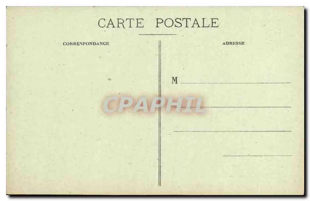 Biarritz — Wellen am Rocher de la Vierge — Phototypie Marcel Delbey, Bordeaux, n°7 - Rückseite