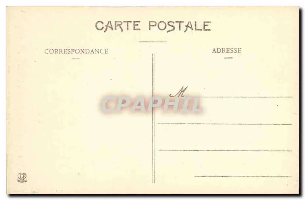 Biarritz - Il Rocher de la Vierge — Les Basses-Pyrénées — Fototipo Labouche Frères, Toulouse, n°1205 - Verso