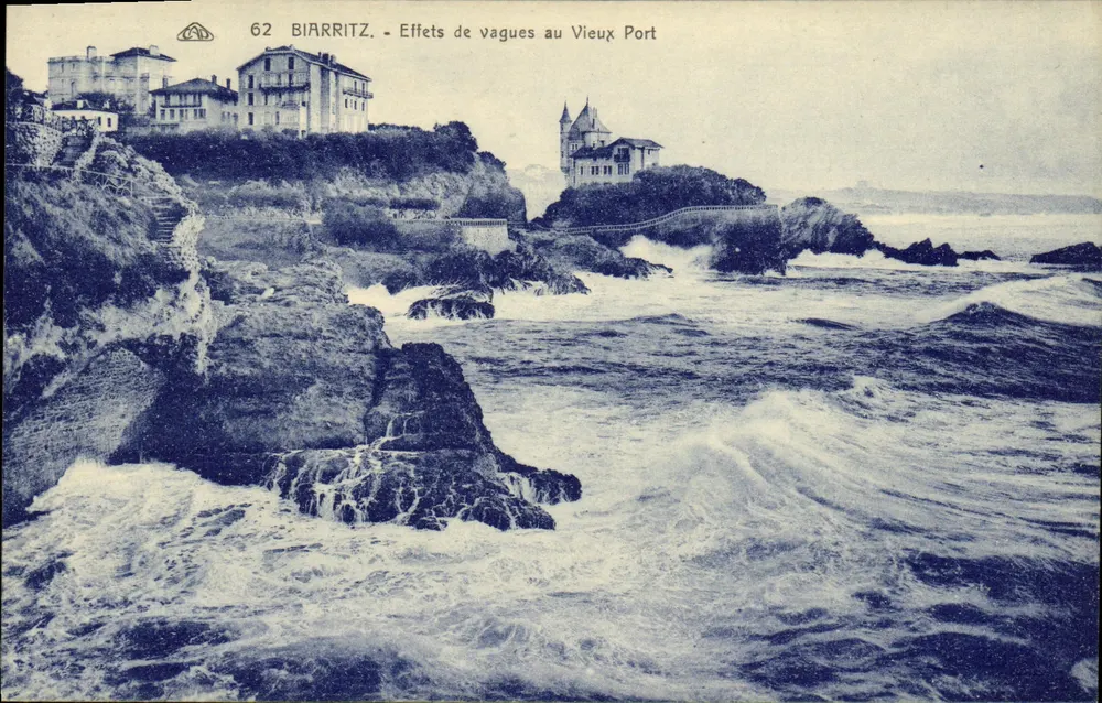 Biarritz - Wirkung von Wellen am Alten Hafen — Seriennummer 62 - Vorderseite