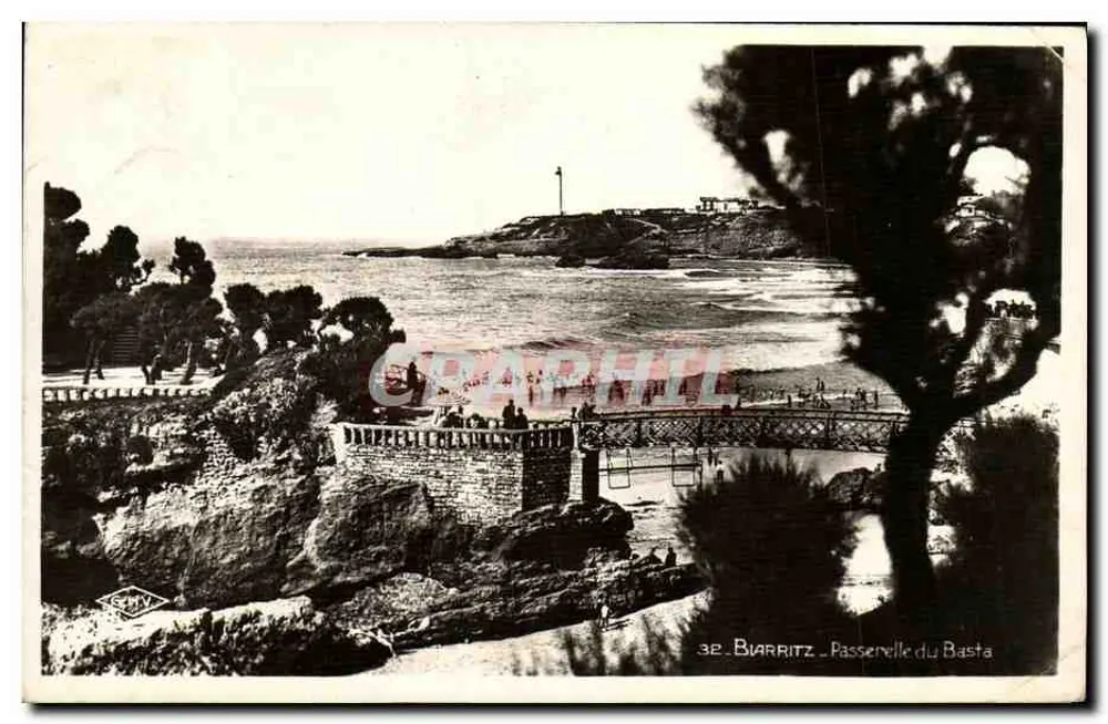 Biarritz - Ponte do Basta — Edição VERGÉNON, n°32 - Frente