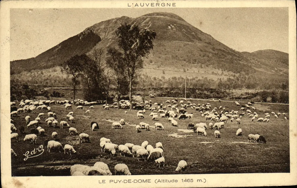 Le Puy-de-Dôme — Hoogte 1465 m. — G. d'O, uitgever - Voorkant