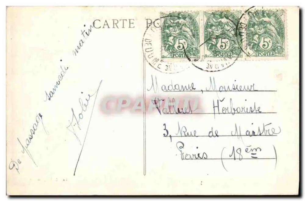 Saint-Germain-l'Herm — See Marchaud — Pap. L. Rey, Ambert - Rückseite
