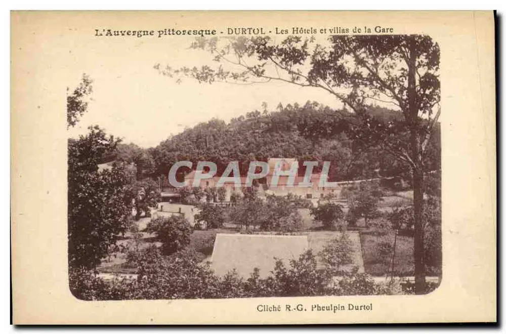 Durtol - Hotels und Villen in der Nähe der Station — Foto von R.G. Pheulpin Durtol - Vorderseite