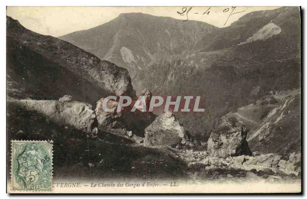 Cévennes — O Caminho das Gorges d'Enfer — LL. - Frente
