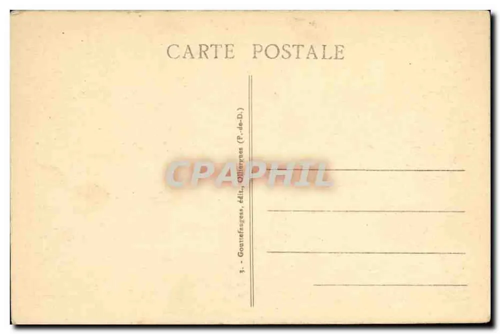 Gipfel des PUY-DE-DOME - Ruinen des Tempels Merkur und das Observatorium — Poetische Auvergne - Rückseite