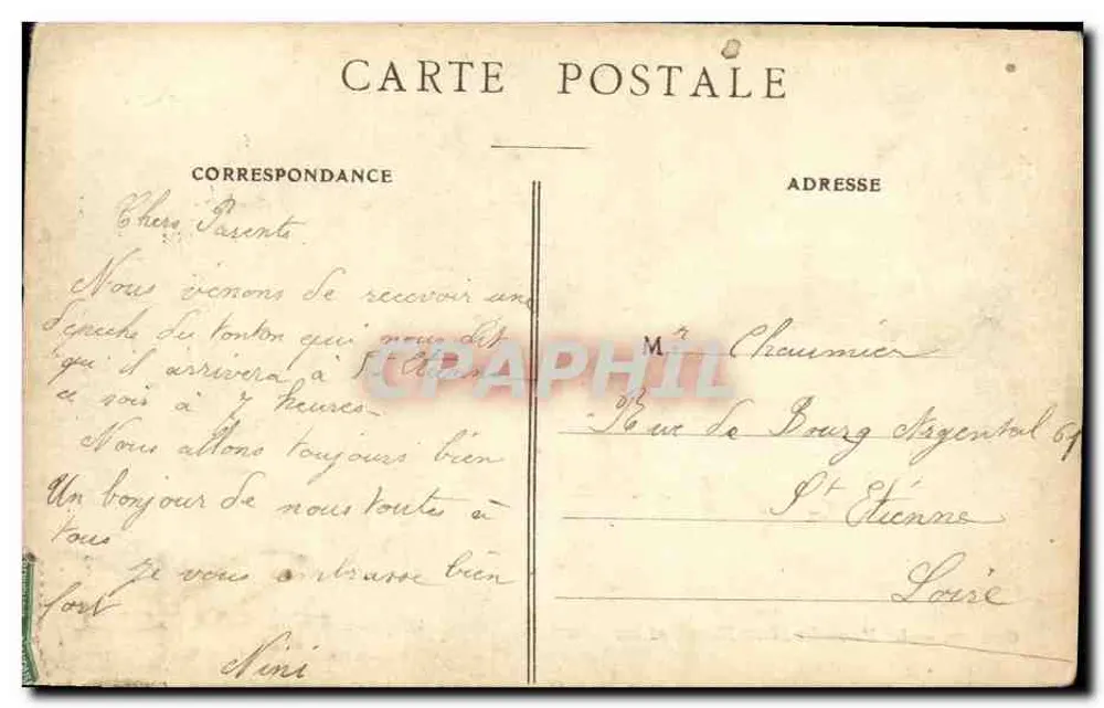 Genève — Der Mont-Blanc-Brücke und die Möwen — Verlag: POSTES - Rückseite