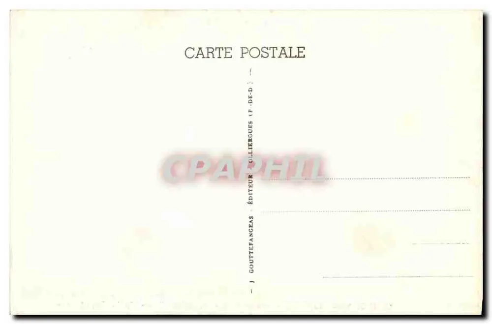 Issoire - Häuser mit Arcaden. Place de la République — G. D'O. 962 - Rückseite